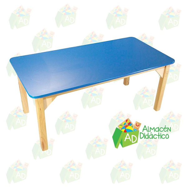 MESA RECTANGULAR DE MADERA