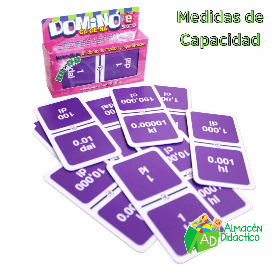 DOMINO DE MEDIDAS DE CAPACIDAD