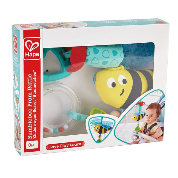 SONAJERO COLGANTE DE ABEJORRO - HAPE - BUMBLEBEE PRAM RATTLE