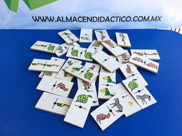 DOMINO DE MADERA ZOOLÓGICO