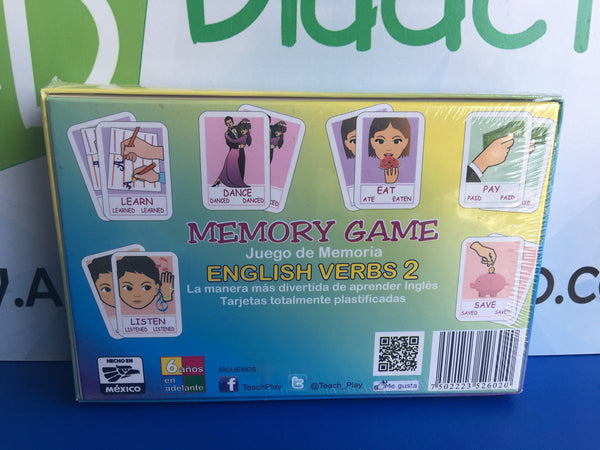 MEMORY GAME ENGLISH VERBS 2