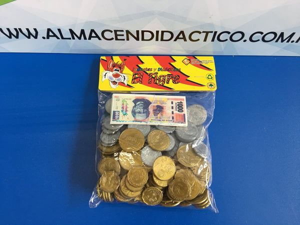 BOLSA DE MONEDA Y BILLETE