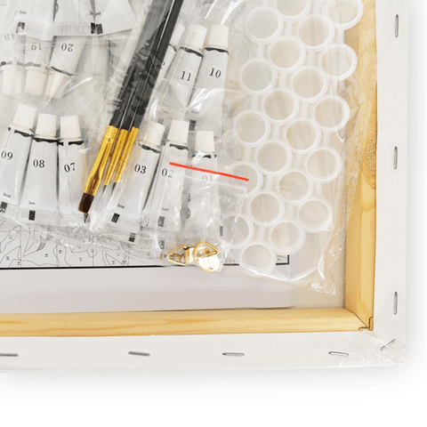 PINTA POR NUMERO - FLORES DE GIRASOL