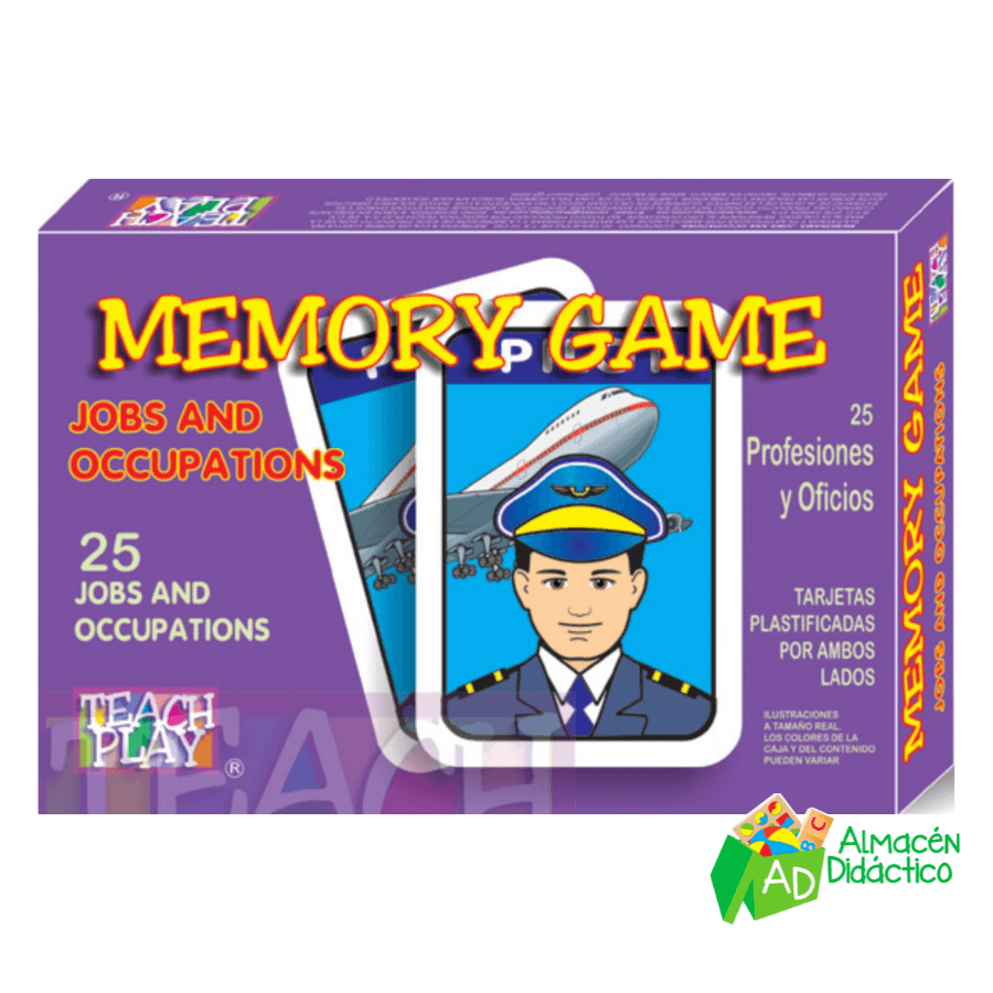 MEMORY GAME JOBS AND OCCUPATIONS – ALMACEN DIDACTICO DE MEXICO