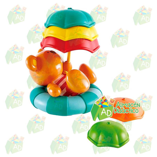 OSITO CON PARAGUAS APILADOS - HAPE - TEDDY'S UMBRELLA STACKERS