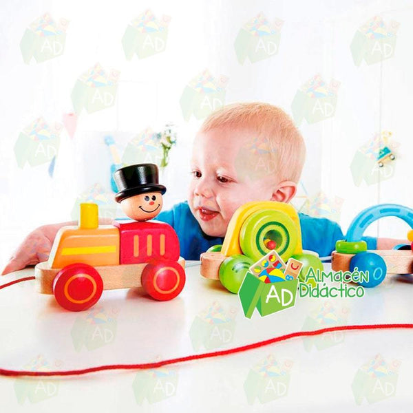 TREN DE JUEGO TRIPLE  - HAPE  -  TRIPLE PLAY TRAIN