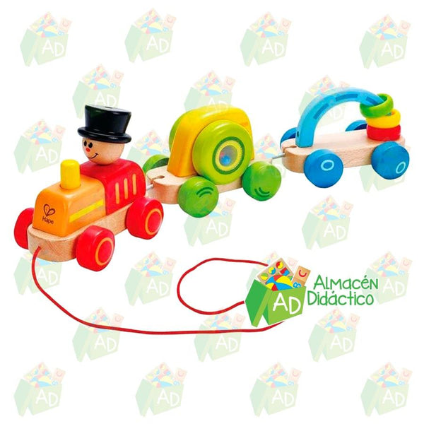 TREN DE JUEGO TRIPLE  - HAPE  -  TRIPLE PLAY TRAIN