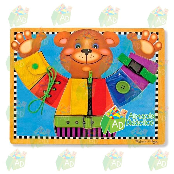 TABLERO DE HABILIDADES BASICAS - MELISSA & DOUG -  BASIC SKILLS BOARD