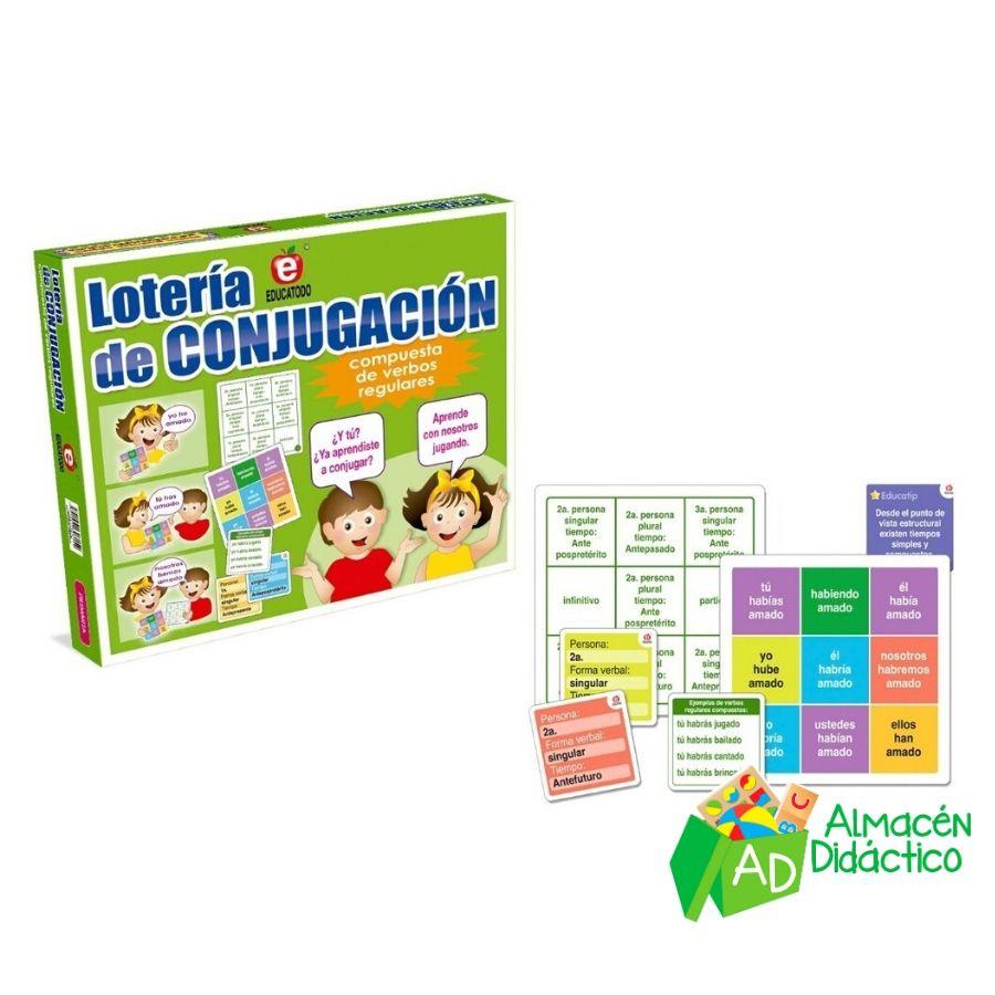 LOTERÍA EDUCATODO DE CONJUGACIÓN COMPUESTA