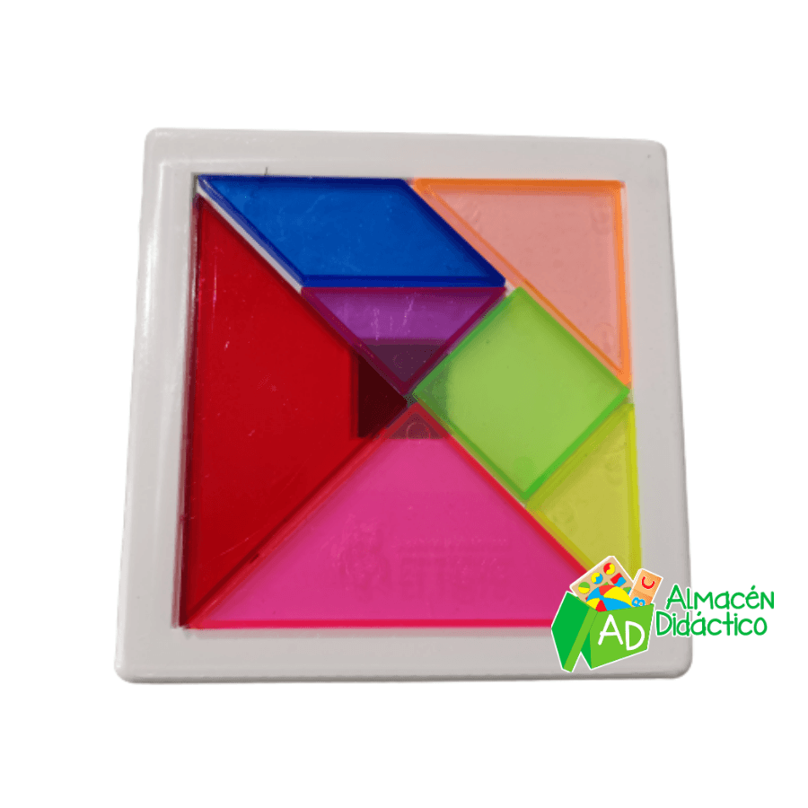 TANGRAM DE PLASTICO BASE CUADRO