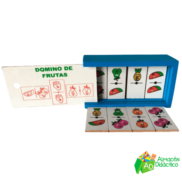 DOMINO DE MADERA FRUTAS