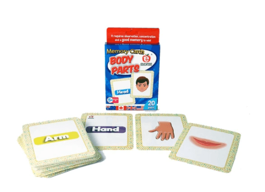 MEMORY CARDS BODY PARTS